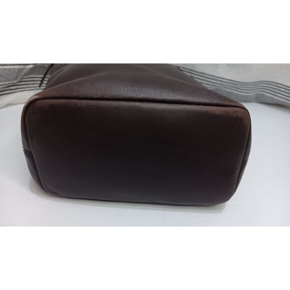 Coach Brown Leather Legacy 9803 Vintage Classic United States Bucket Handbag - Picture 5 of 11